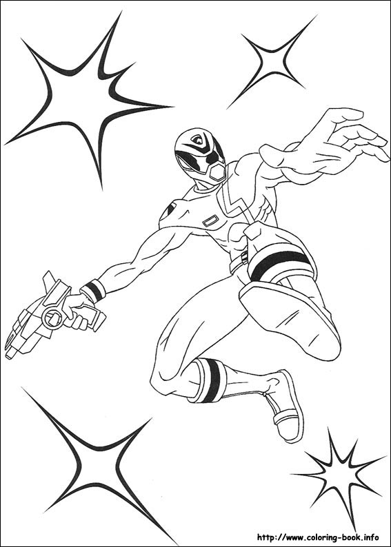 Power Rangers coloring picture